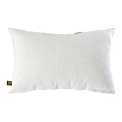 Cuscino Rettangolare Ricamato Prinay in Cotone Bianco con Pois Colorati - 724498