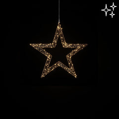 Stella Microled Flat D40 X 120 LED | Decoro Luminoso da appendere EDG - 685203