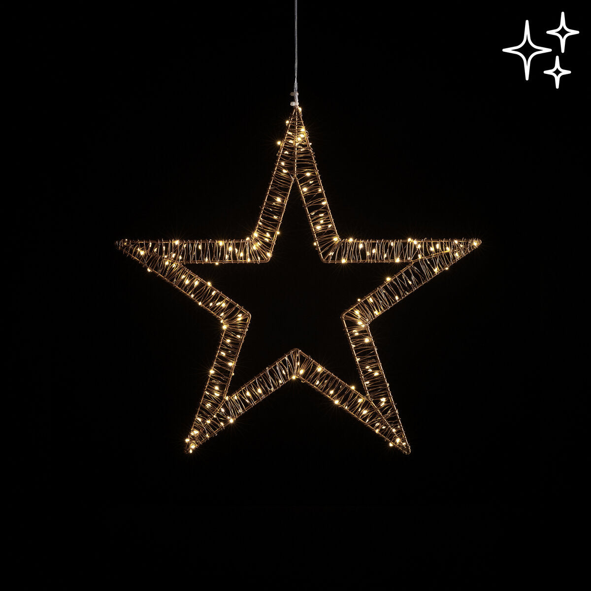 Stella Microled Flat D50 X 190 LED | Decoro Luminoso da appendere EDG - 685204