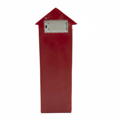 Soldatino Natalizio in Resina con Guardiola – H 32,5 cm, Design Classico Verde e Rosso