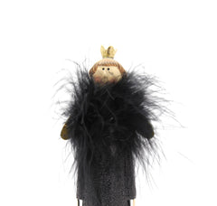 Angelo Uomo Black Dress | Decoro angelo da tavolo - 1202176