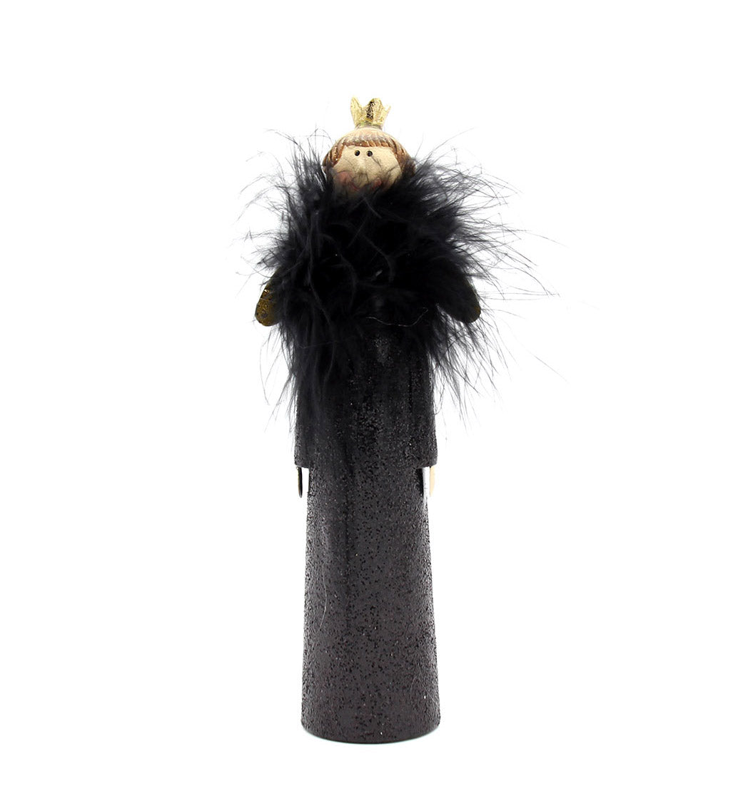 Angelo Uomo Black Dress | Decoro angelo da tavolo - 1202176