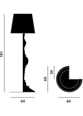 Barock 270 Lampada Da Terra Youmeand | Lampade di Design Made in Italy  - CONFIG0443