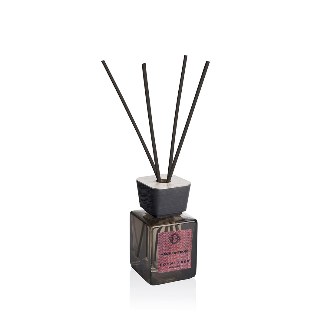 Madeleine Rose 100ml: diffusore essenze con bastoncini Locherber Milano - 440419