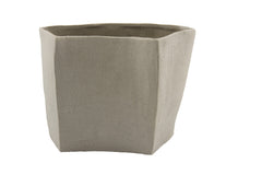 Vaso tortora ceramica H21: vasi design D&amp;M - AAR5460LGI