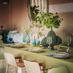 EDG - Enzo De Gasperi Decoro Pigna Ceramica Verde H40 D24 - 8100056A700