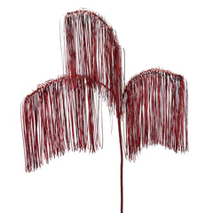 EDG - Enzo De Gasperi Decoro Ramo Frange Bordeaux H103 - 8100446A448