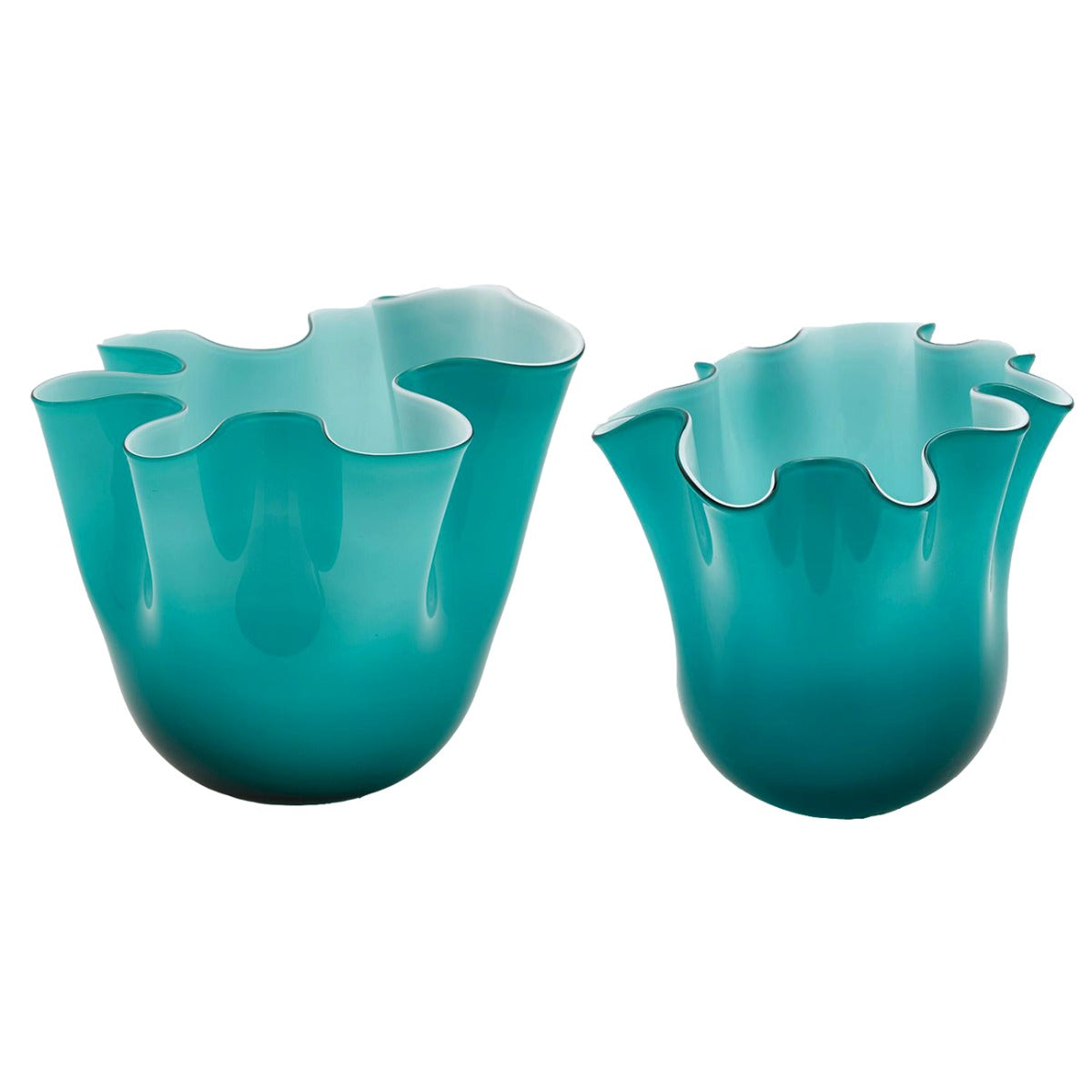 Vaso Drappo Turchese  - CONFIG0319