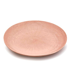 FENG - Piatto piano in ceramica gres corallo D27 - 015574,34