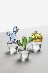Fermacarte in vetro Borosilicato Cactus Verde Collezione Desert Plant Ichendorf Milano - 09352112