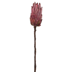 Fiore Artificiale di Protea Viola H51 | Fiori Artificiali di Qualit&agrave; - 215769-V