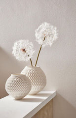 Fiore di Tarassaco Artificiale Bianco H90 D22 Cm - Fiori Artificiali di Qualità