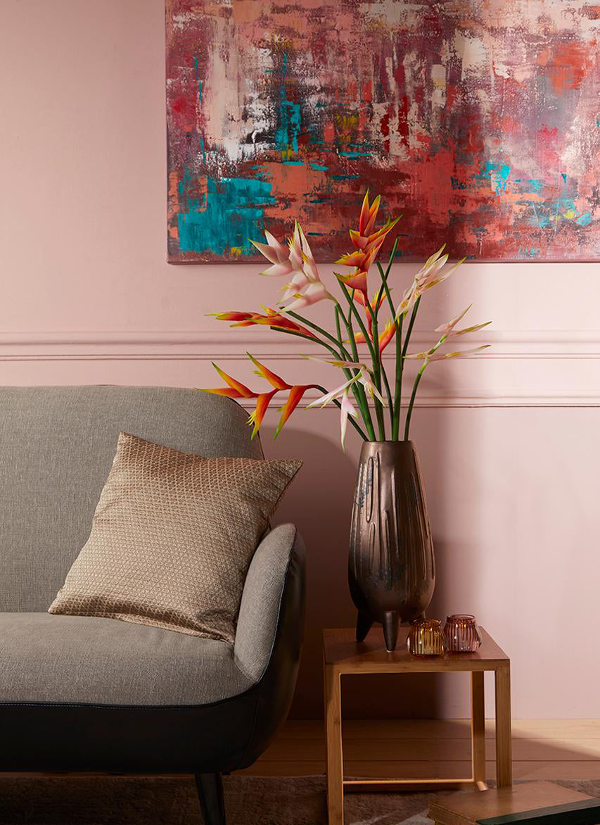 Ramo Eliconia artificiale rosa H75 - 214997