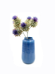 Ramo fiore di Cardo: fiori artificiali real touch - 214642