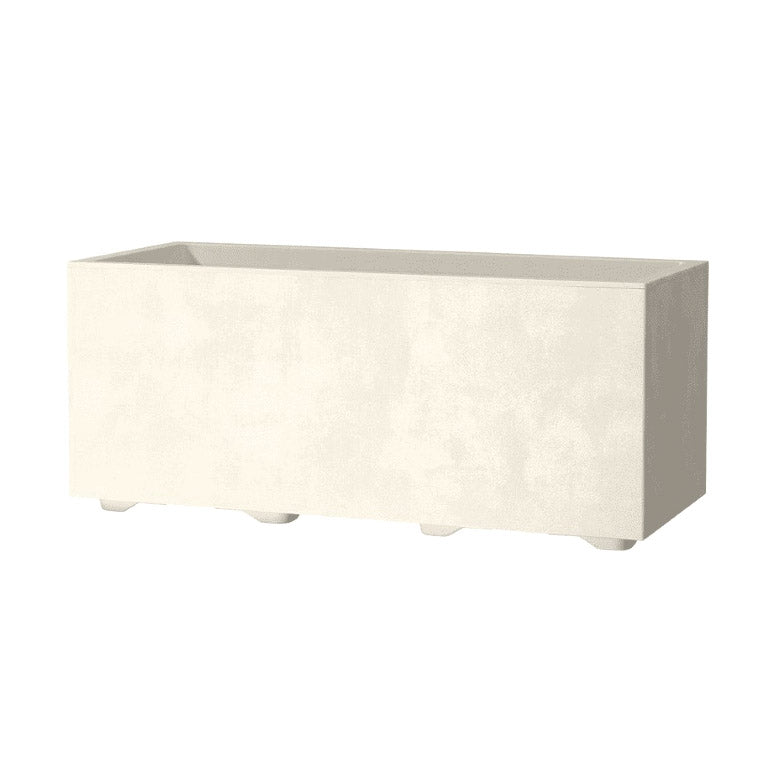 Fioriera Millennium Cassa CM59 Bianca | Vasi rettangolari per esterno in plastica - cassa-millennium-59-bianca