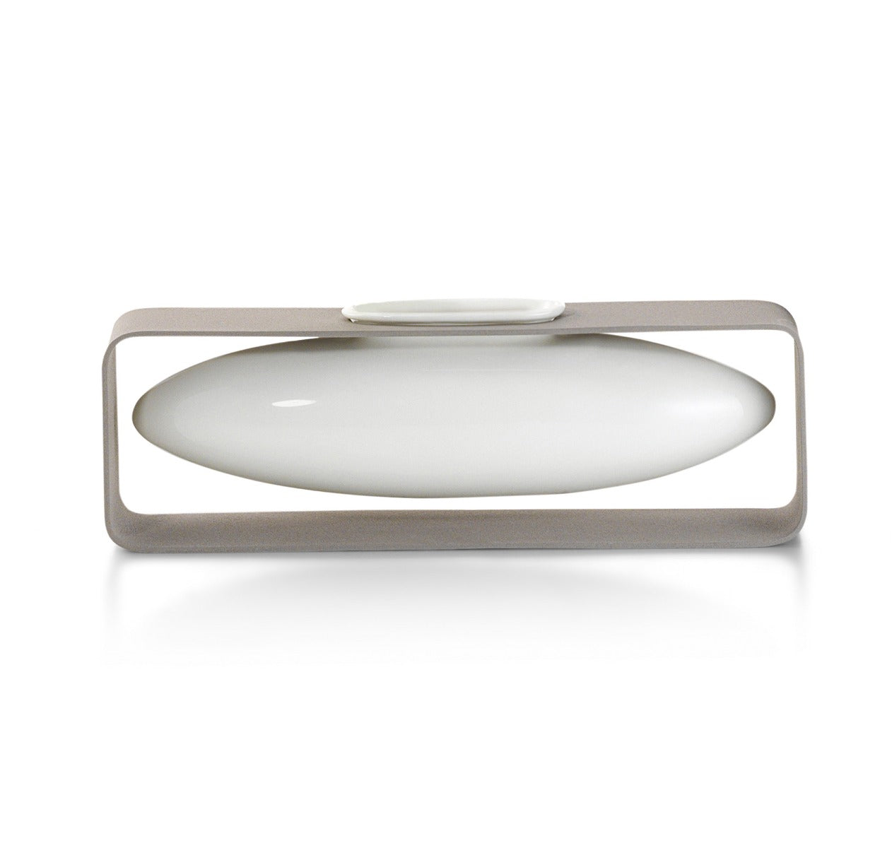 Vaso Float | vaso di design in porcellana su struttura in acciaio - 123168