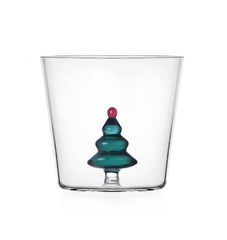 Crhistmas Tales Bicchiere Tumbler Albero di Natale Verde Petrolio - 0935209107