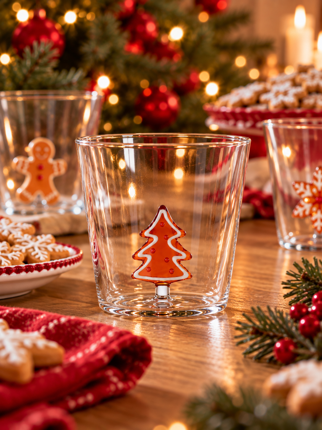Tumbler Sweet & Candy Ichendorf Milano con albero di Natale Pan di Zenzero ambientata