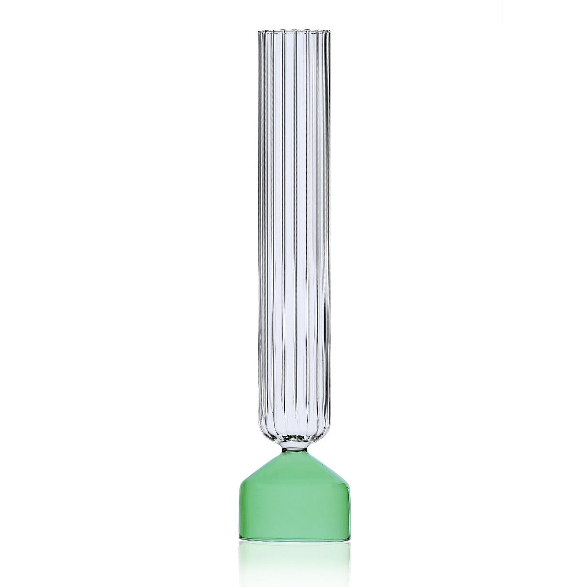 Ichendorf Milano Vaso Bouquet Ottico Verde/Trasparente H40 CM - 09367170