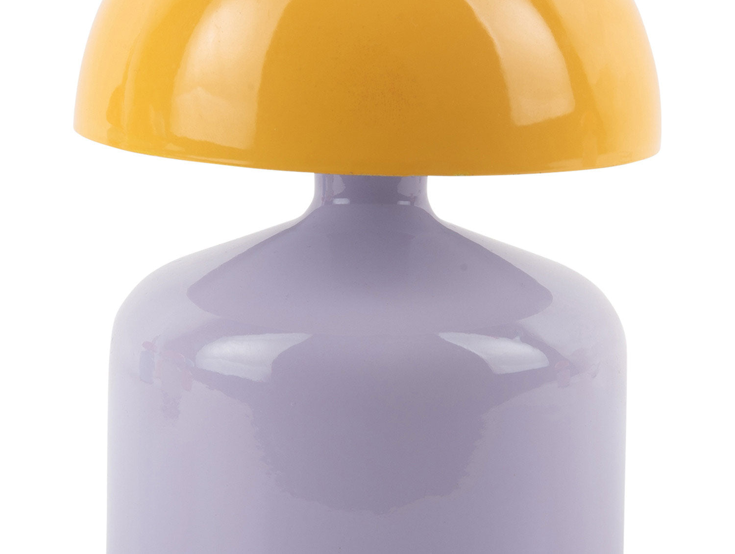 Lampada da Tavolo Funky Impetu Lilla e Giallo H15 D10 CM | Lampade Colorate di Design - LM2259PU