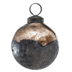 Indy - Pallina di Natale in vetro rame anticato D8 - 705408