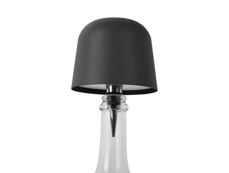 Lampada da Bottiglia Cone Hat LED H13 D10 CM - Colore Nero | Present Time - LM2246BK