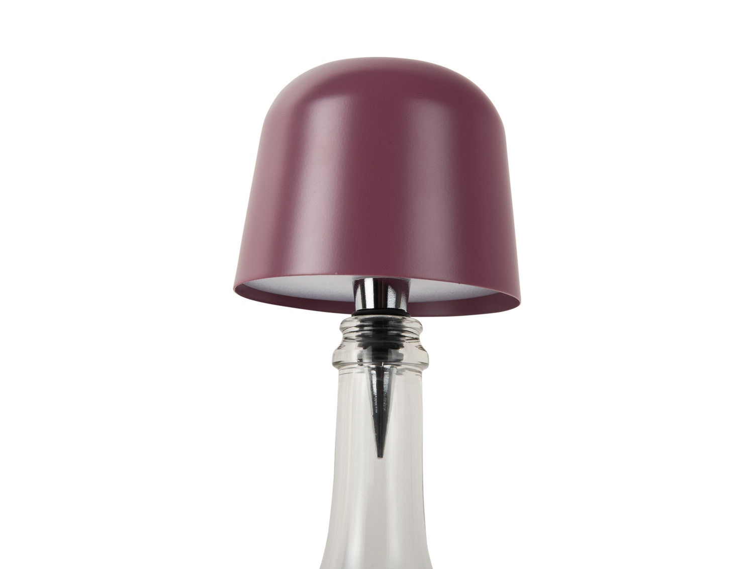 Lampada da Bottiglia Cone Hat LED H13 D10 CM - Colore Malva | Present Time - LM2246PU