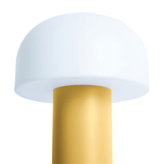 Lampada da Tavolo Luca Giallo Ocra &ndash; Design Moderno e Funzionalit&agrave; Senza Fili - LM2189YE