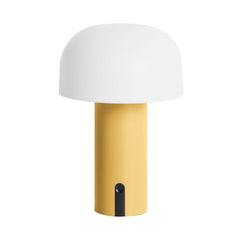 Lampada da Tavolo Luca Giallo Ocra &ndash; Design Moderno e Funzionalit&agrave; Senza Fili - LM2189YE