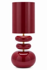 Lampada da Tavolo Strati Bordeaux EDG Enzo De Gasperi H 67 × Ø 25 cm 