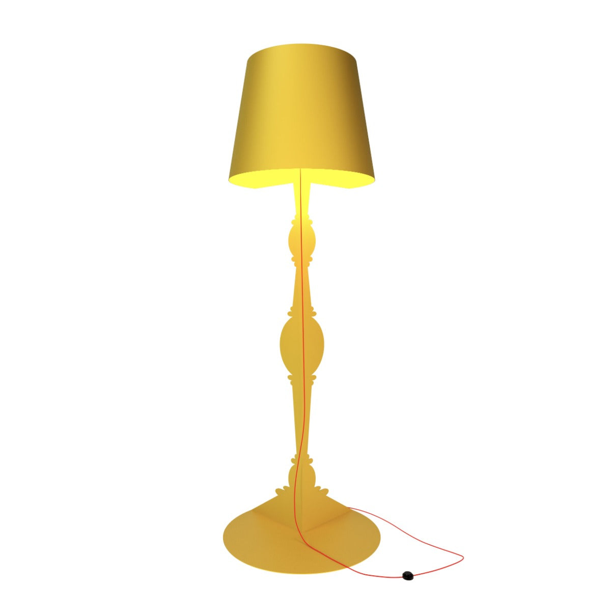 Barock 270 Yellow Lampada Da Terra Youmeand | Lampade di Design Made in Italy  - 1000014