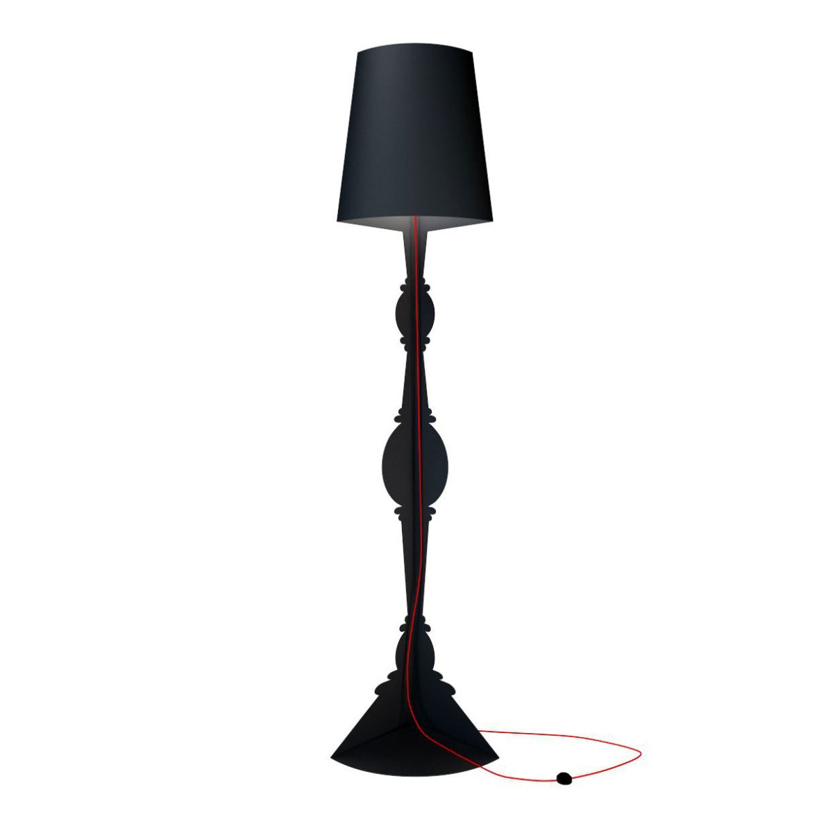 Barock 90 Black Lampada Da Terra Youmeand | Lampade di Design Made in Italy  - 1000015