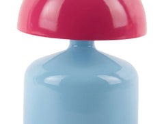 Lampada da Tavolo Funky Impetu Azzurra e Fuxia H15 D10 CM | Lampade Colorate di Design - LM2259LB