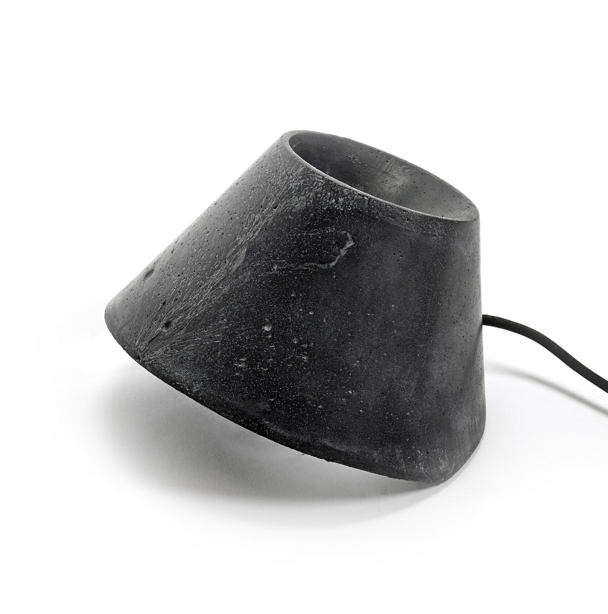 Lampada da appoggio EAUNOPHE in cemento nero S  - B7218422