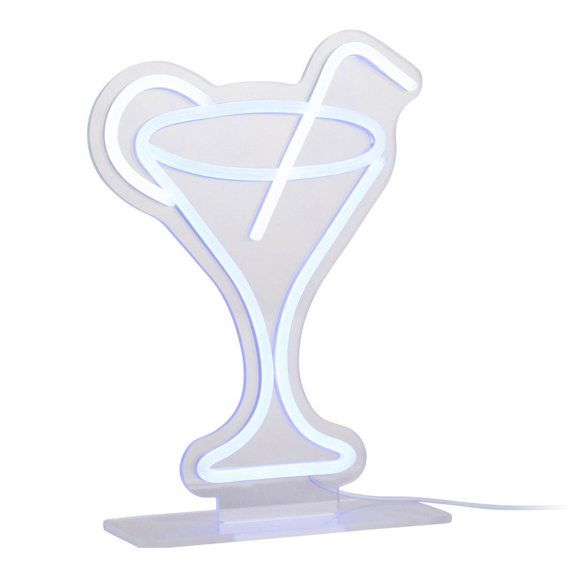 Lampada Neon LED Light Cocktail Blue - LM2272BL