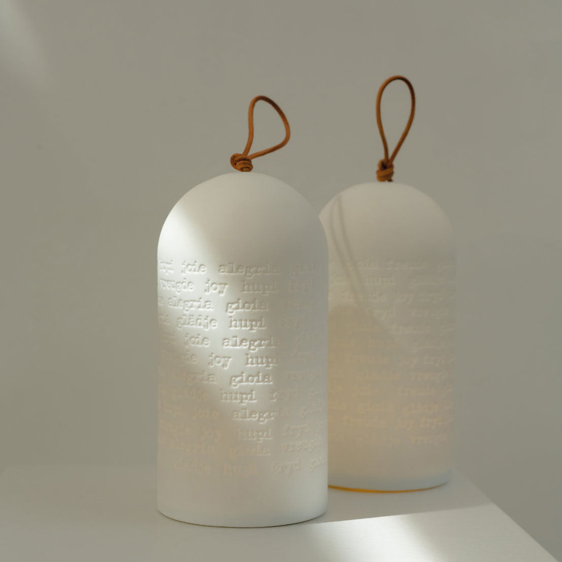 Lampada Poesia Led in Ceramica Bianca - 0016960