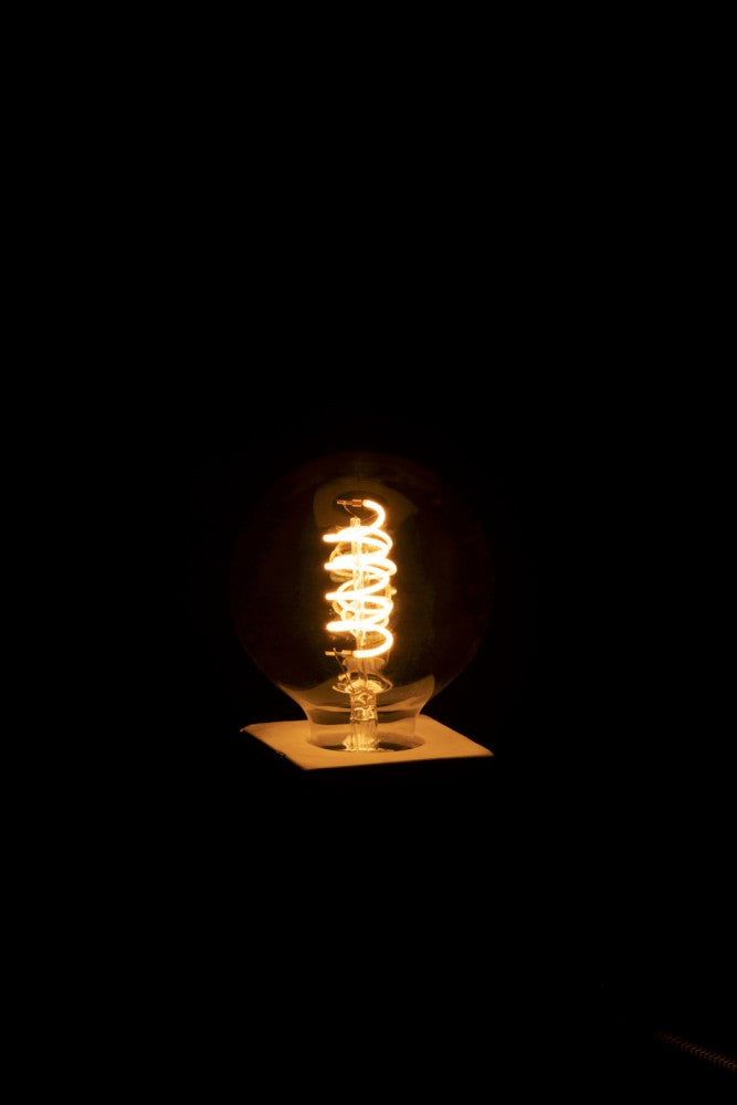 Lampada da tavolo in cemento grigio : Lampade di design in cemento - 93764