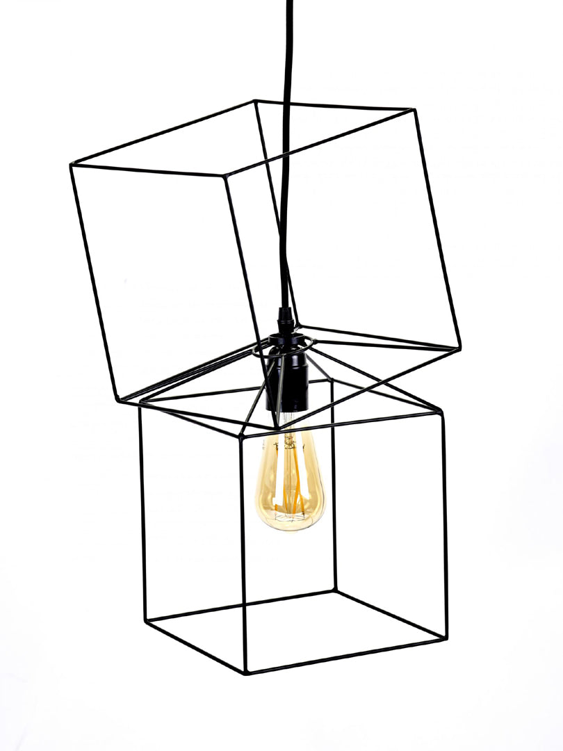 TROMPE L' OEIL BLACK: Lampada in ferro Serax design - B7217039