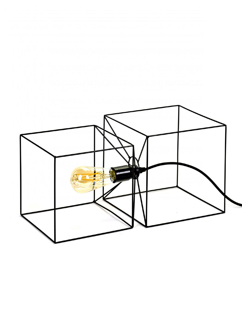 TROMPE L' OEIL BLACK: Lampada in ferro Serax design - B7217039
