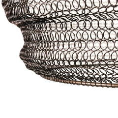 Lampadario a goccia in rete di metallo marrone scuro H85 - 713895