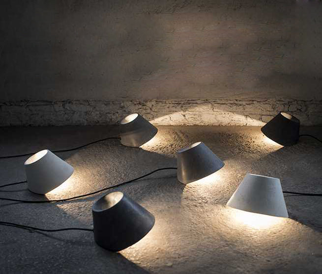 Lampada da appoggio EAUNOPHE in cemento  - CONFIG0175