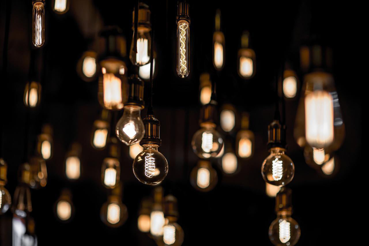 Led Sfera D9,5: Lampadine Edison vintage a filamento. Led luce calda - 712248