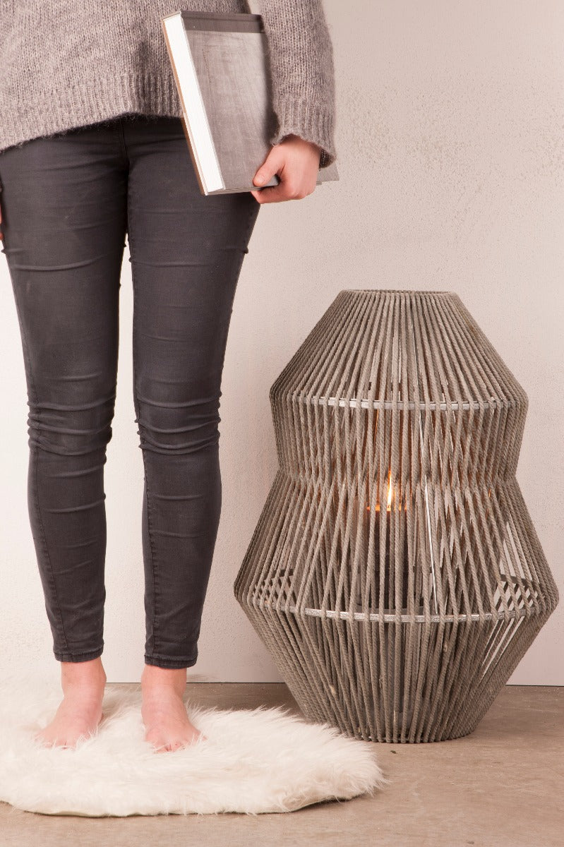 Lanterna Cotone: lanterne grandi in corda e bamboo D&M - CONFIG0050