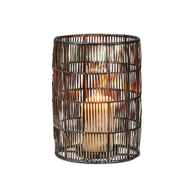 Lanterna Suriname Acciaio Nichelato H28 - 7300102-S