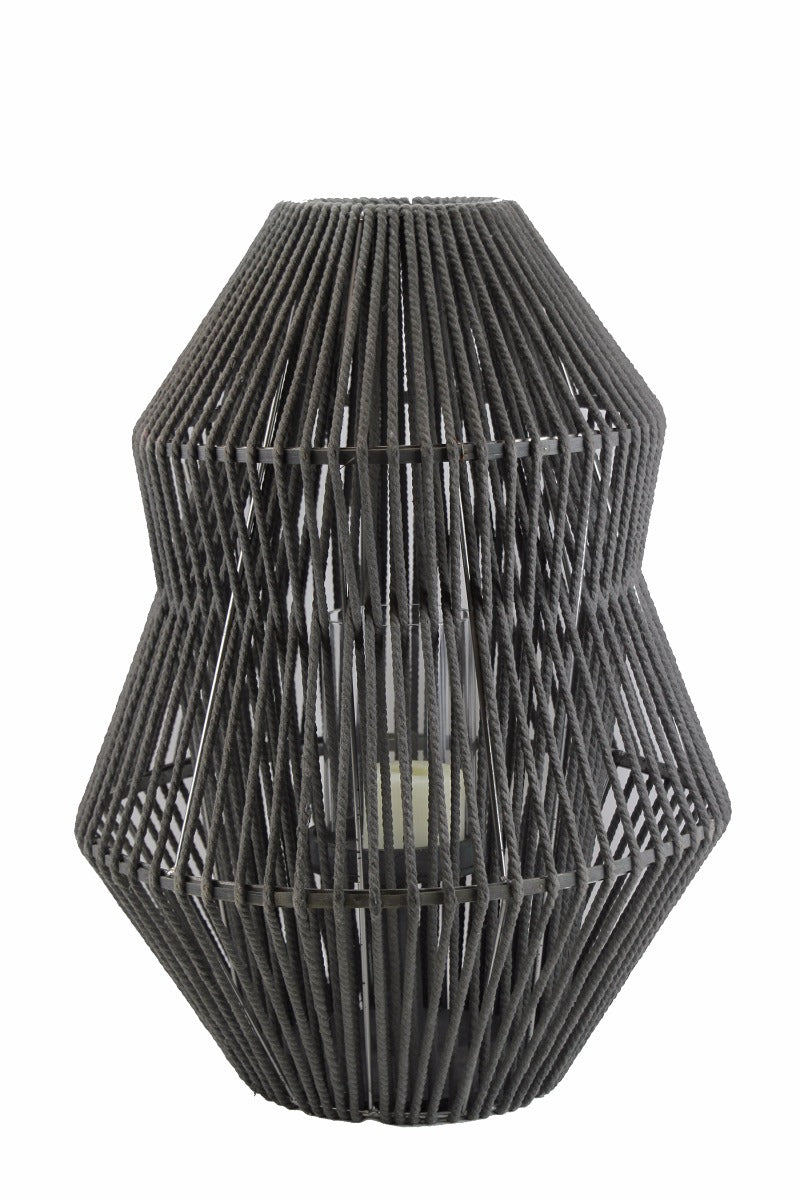 Lanterna Cotone H70: lanterne grandi in corda e bamboo D&amp;M - ST380DGI
