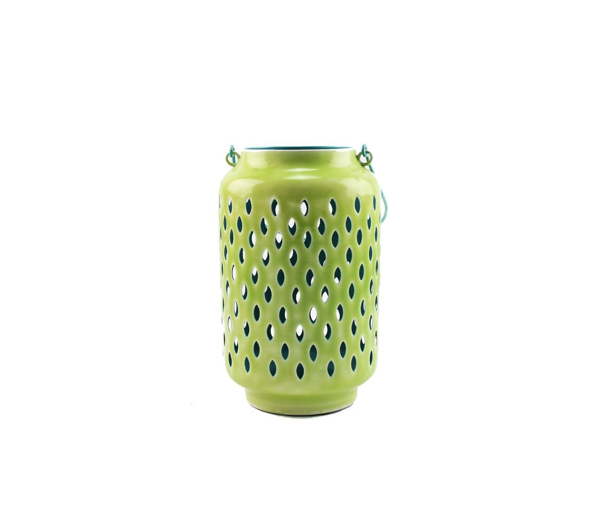 Lanterna Bazar Urbain Green H30: lanterna metallo green Pomax - 31097-LGE-15