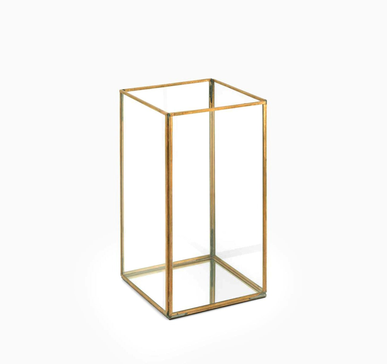 Lanterna Quadrata Aperta Oro H30 - 102759,01
