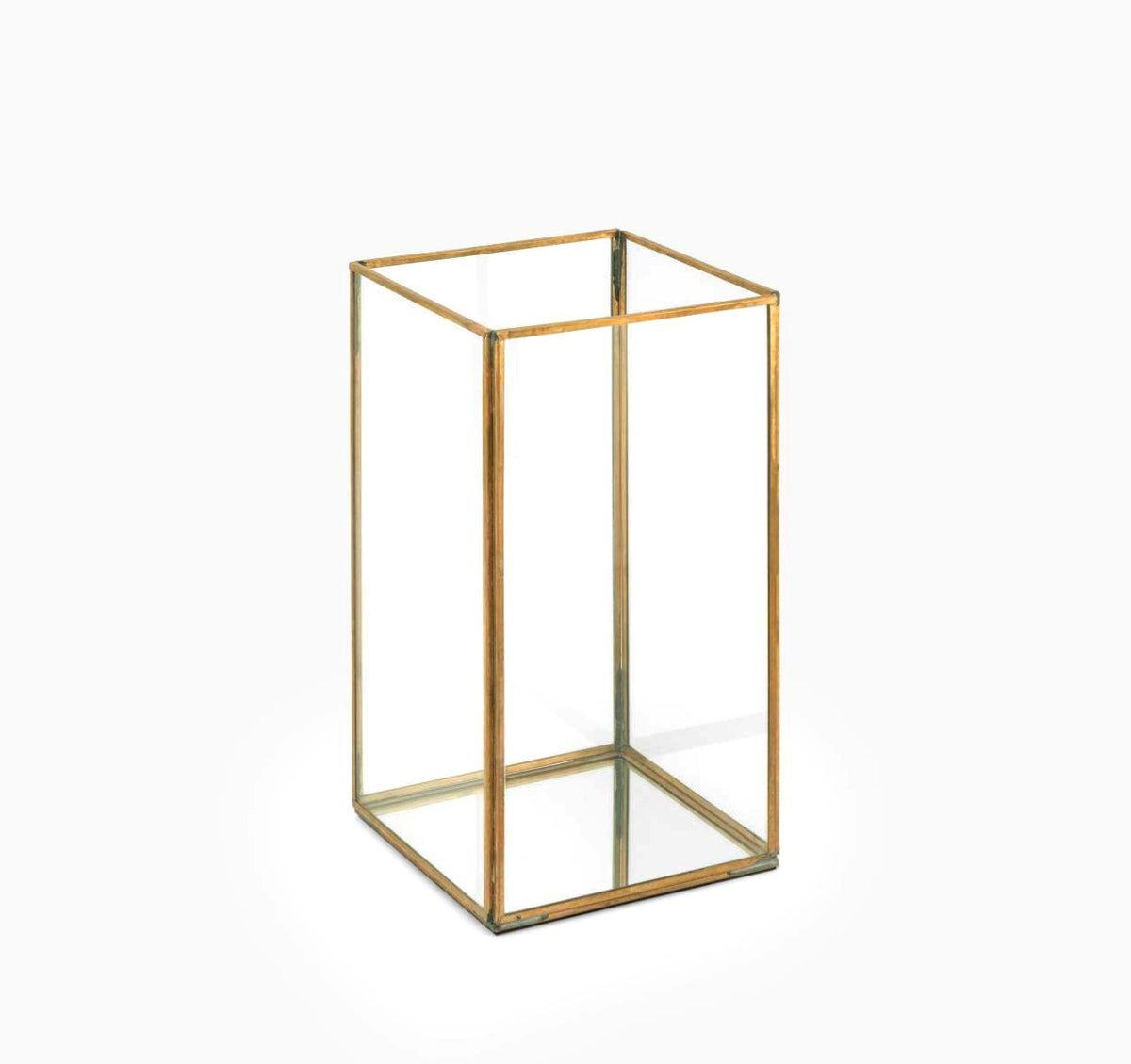 Lanterna Quadrata Aperta Oro H30 - 102759,01