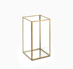 Lanterna Quadrata Aperta Oro H30 - 102759,01