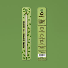 Matita Piantabile al Basilico – Matita Ecosostenibile in Carta Riciclata con Semi